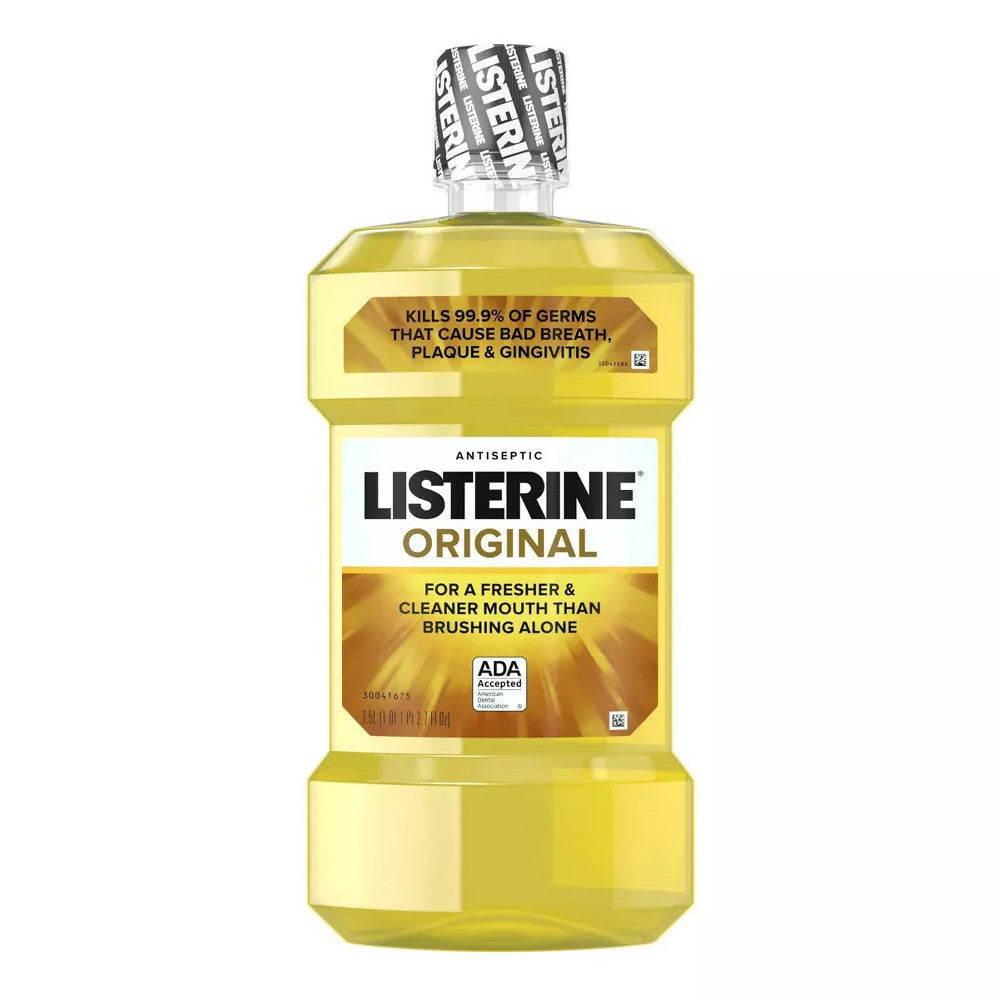 Listerine Original Antiseptic Mouthwash, 1.5 Liter
